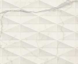 Плитка Marazzi Italy M6TD Allmarble Wall Statuario Struttura Pave Satin 3D Rett. 40х120