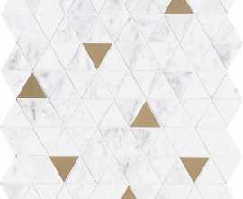 Мозаика Marazzi Italy M8H0 Allmarble Wall Altissimo Satin Mosaico Tria 40х43