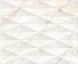 Плитка Marazzi Italy M71S Allmarble Wall Golden White Struttura Pave Lux 3D 40х120