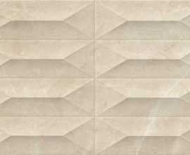 Плитка Marazzi Italy M4PH Marbleplay Marfil Struttura Gem 3D Rett. 30х90