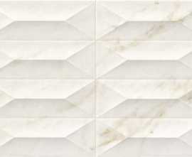 Плитка Marazzi Italy M4PF Marbleplay Ivory Struttura Gem 3D Rett. 30х90