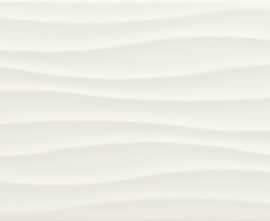 Плитка Marazzi Italy M01P Neutral White Struttura Tide 3D 25x38