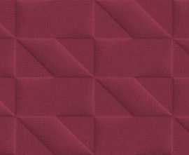 Плитка Marazzi Italy M12C Outfit Red Struttura Tetris 3D 25x76