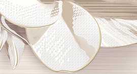 Azori 584191004 Бордюр AMATI PLUMERIA BEIGE 50,5х6,2