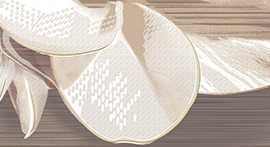 Azori 584191003 Бордюр AMATI PLUMERIA ALBA 50,5х6,2