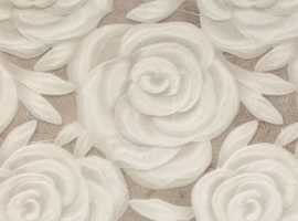 Декор Porcelanite Dos Lyon 9535 Crema Relieve Rose Rectificado 30x90