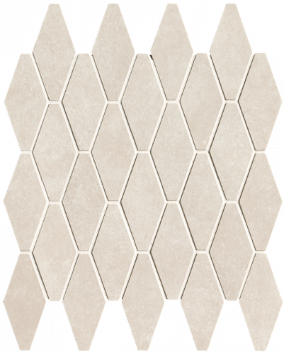 Мозаика FAP Ceramiche fRW5 Nobu White Gres Rombi Mosaico Matt 31x35,5