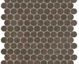 Мозаика FAP Ceramiche fRNK Nobu Cocoa Gres Round Mosaico Matt 29,5x32,5