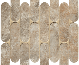 Мозаика FAP Ceramiche fRVK Nobu Slate Curve Mosaico Matt 29x29,5