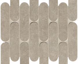 Мозаика FAP Ceramiche fRM9 Nobu Grey Curve Mosaico Matt 29x29,5