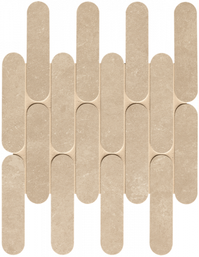 Мозаика FAP Ceramiche fRM7 Nobu Beige Curve Mosaico Matt 29x29,5