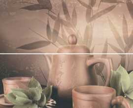 Панно Дельта Керамика Tea ceremony Панно P2D175 30х40 (комплект 2шт)