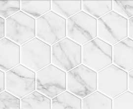 Березакерамика Декор Marble Гексо белый 30х60