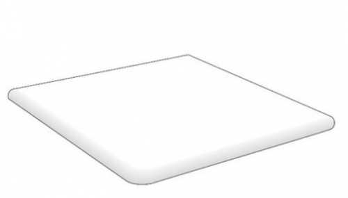 Ступень Natucer Cart.PIETRA de FIRENZE GIADA curvo 33*33/4