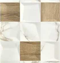 Декор Love Ceramic Tiles Calacatta Rise Gold Matt Rett 35х100