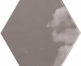 Плитка Ribesalbes PT03139 Hex Charcoal Glossy 15x17,3