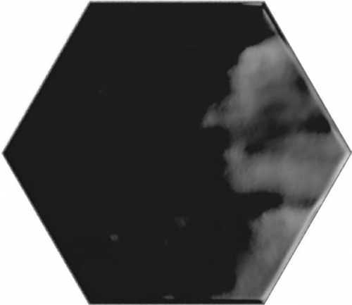 Плитка Ribesalbes PT03136 Hex Black Glossy 15x17,3