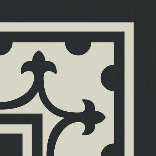 Декор Ribesalbes PT02470 PASION NEGRO ESQUINA 20x20