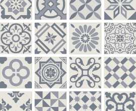Декор Ribesalbes PT01950 ANTIGUA DECOR AZUL 20X20