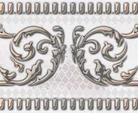 BELLEZA 05-01-1-72-03-06-1105-0 Бордюр Лаурия серый 7х20