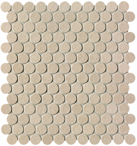 Мозаика FAP Ceramiche fPLV Summer Sabbia Gres Round Mosaico R10 29,5x32,5