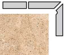 Interbau Плинтус ступени правый Abell 270 31x8