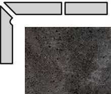 Interbau Плинтус ступени левый Abell 273 31x8