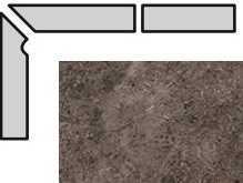 Interbau Плинтус ступени левый Abell 272 31x8