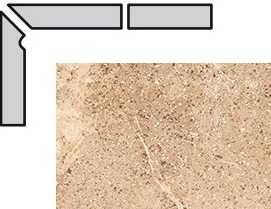 Interbau Плинтус ступени левый Abell 270 31x8