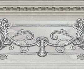 Бордюр Novacera NC Royal Torello Ornato Silver 9x30