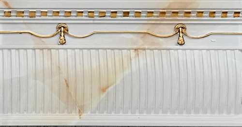 Плинтус Novacera NC Royal Alzata Ornato Gold 15,6х30