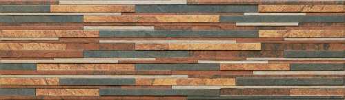 Плитка CERRAD Kamien Zebrina Rust структурная 600x175x9