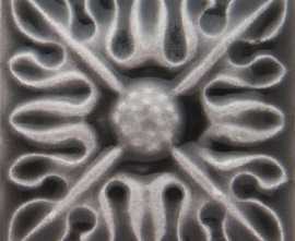 Декоративная вставка Adex ADST4065 Taco Relieve Flor №2 Volcanico 3x3