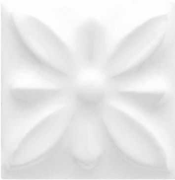 Декоративная вставка Adex ADST4053 Taco Relieve Flor №1 Snow Cap 3х3