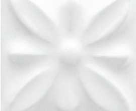 Декоративная вставка Adex ADST4053 Taco Relieve Flor №1 Snow Cap 3х3