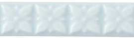 Бордюр Adex ADST4083 RELIEVE PONCIANA ICE BLUE 3x19,8