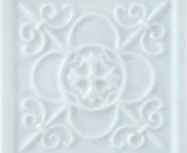Декор Adex ADST4090 RELIEVE VIZCAYA ICE BLUE 14,8x14,8