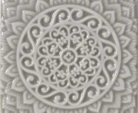 Декор Adex ADST4080 RELIEVE MANDALA UNIVERSE GRAYSTONE 14,8x14,8