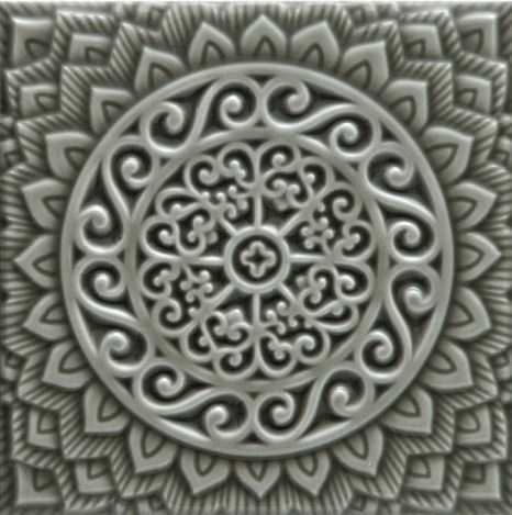 Декор Adex ADST4101 RELIEVE MANDALA UNIVERSE EUCALYPTUS 14,8x14,