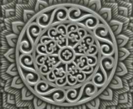 Декор Adex ADST4101 RELIEVE MANDALA UNIVERSE EUCALYPTUS 14,8x14,
