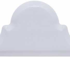 Плитка Adex ADST8008 ADEX ARABESCO BISELADO REMATE SNOW CAP 7.5Х15