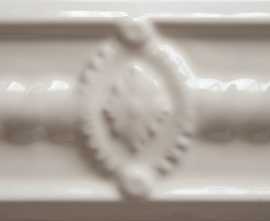 Бордюр Cevica Medallon Negro 7.5*15