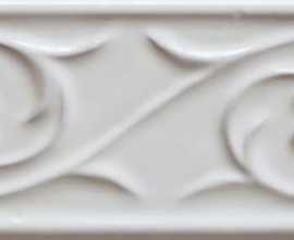 Cevica Бордюр Petalos Blanco 5х15
