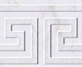 Бордюр FAP Ceramiche fLT2 Roma Greca Calacatta Listello 8x25