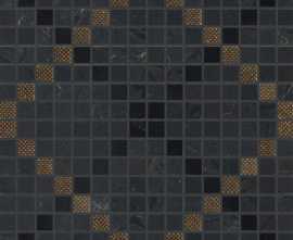 Декор Marca Corona Newluxe Black Tessere Art 30,5х30,5