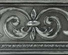 Gracia Ceramica Бордюр Casa Bella серебристый 8x25