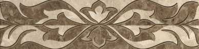 Бордюр Gracia Ceramica Saloni brown border 01 7.5*30