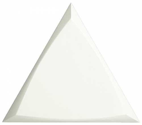 Плитка ZYX 218249 Triangle Channel White Matt 15x17