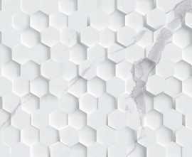 Плитка Eurotile 9 SR 0205 Statuario Pixel 27x40