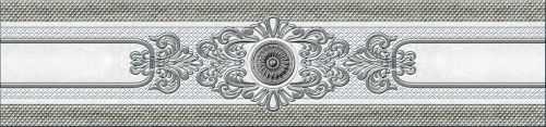Eurotile 351 Бордюр Eclipse Grey Центр 7x30